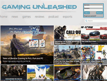 Tablet Screenshot of gaming-unleashed.com